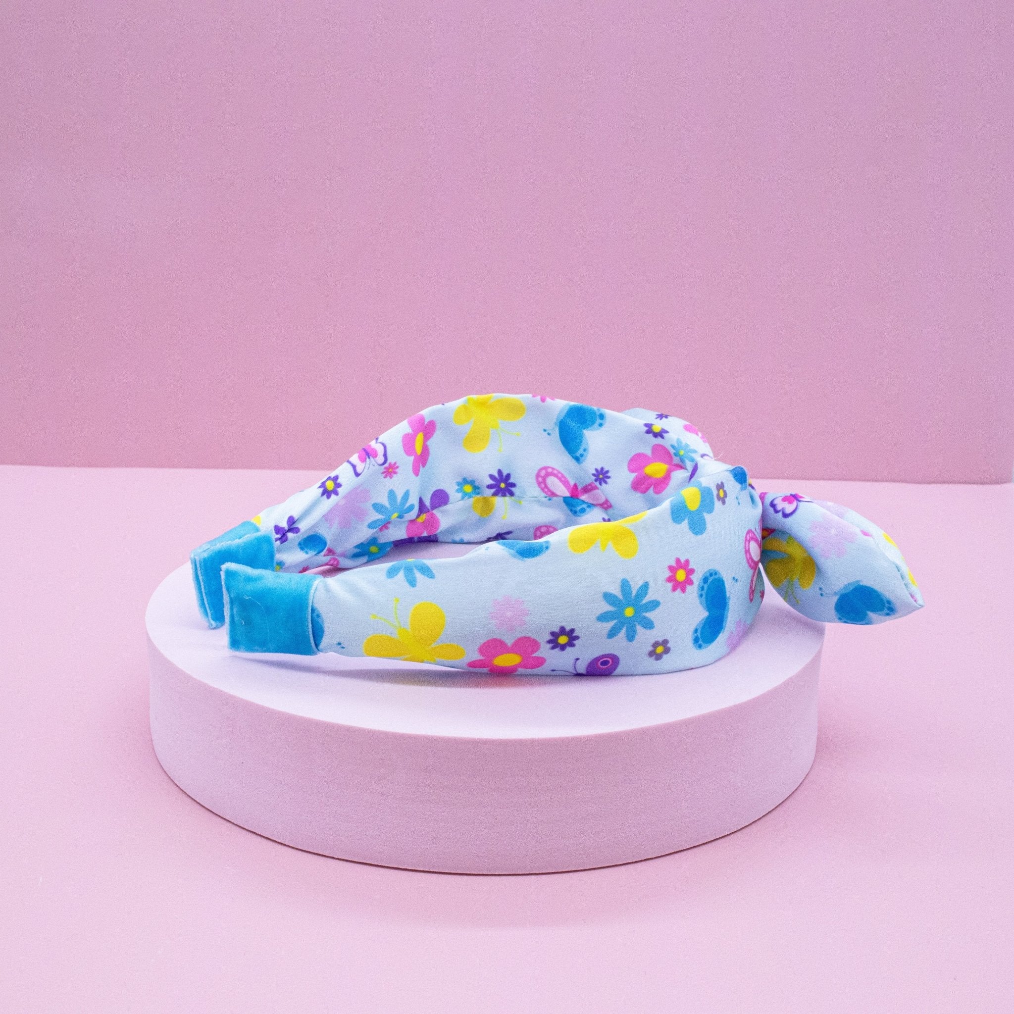 Silky Knotted Bow Headband - FROG SAC