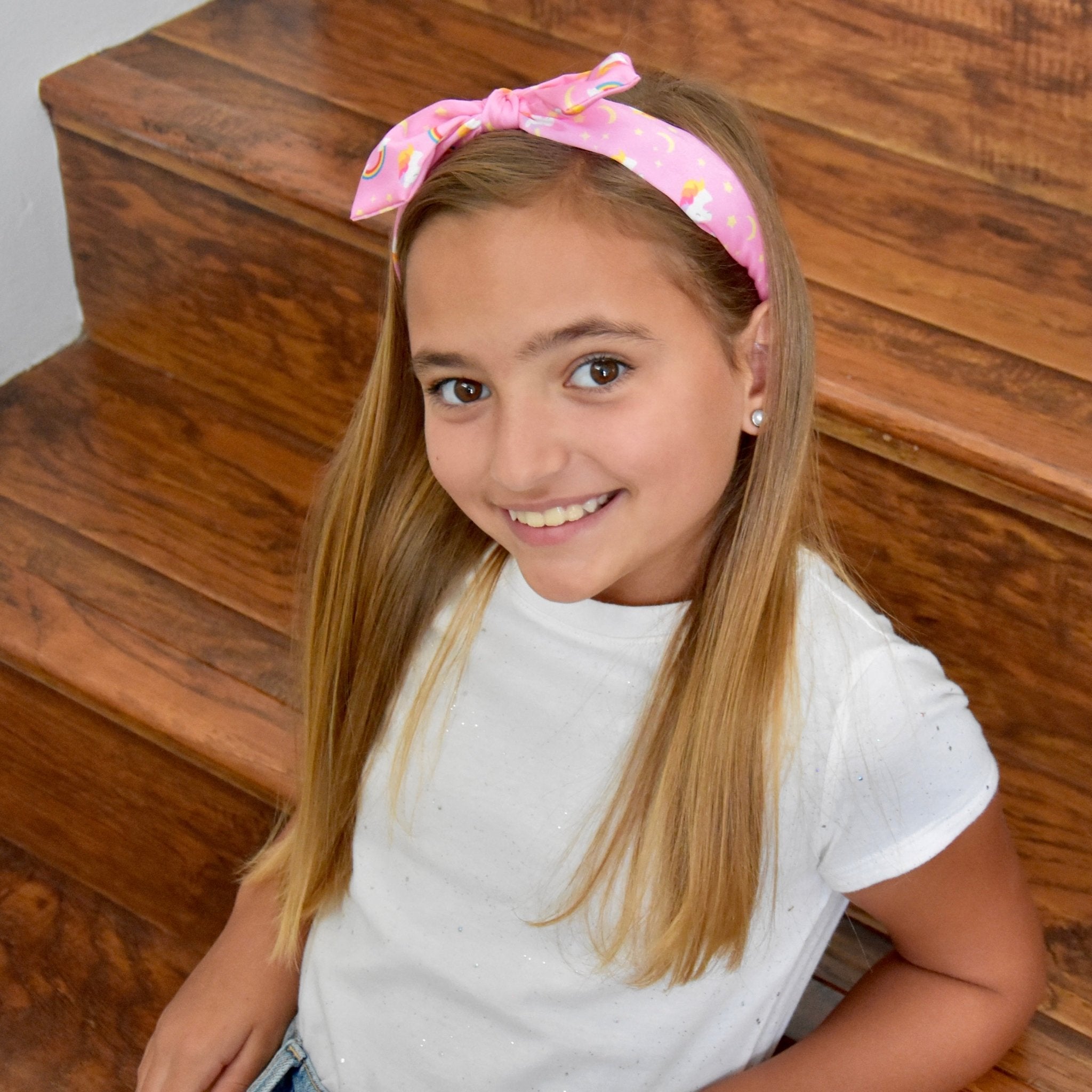 Silky Knotted Rabbit Ear Bow Headband - FROG SAC