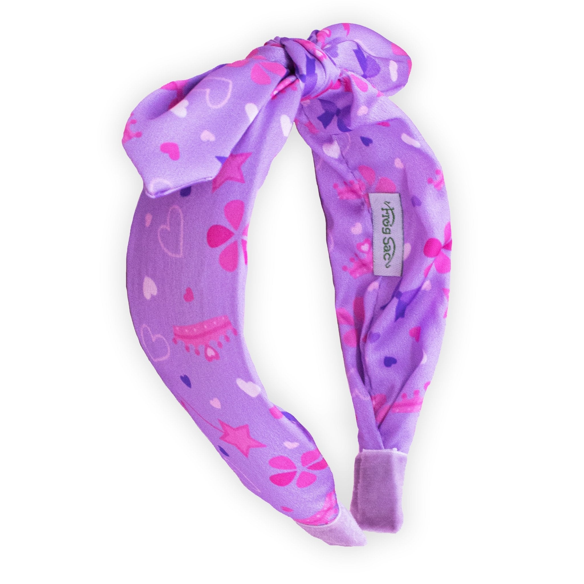 Silky Knotted Rabbit Ear Bow Headband - FROG SAC
