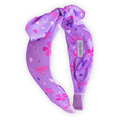 Silky Knotted Rabbit Ear Bow Headband - FROG SAC