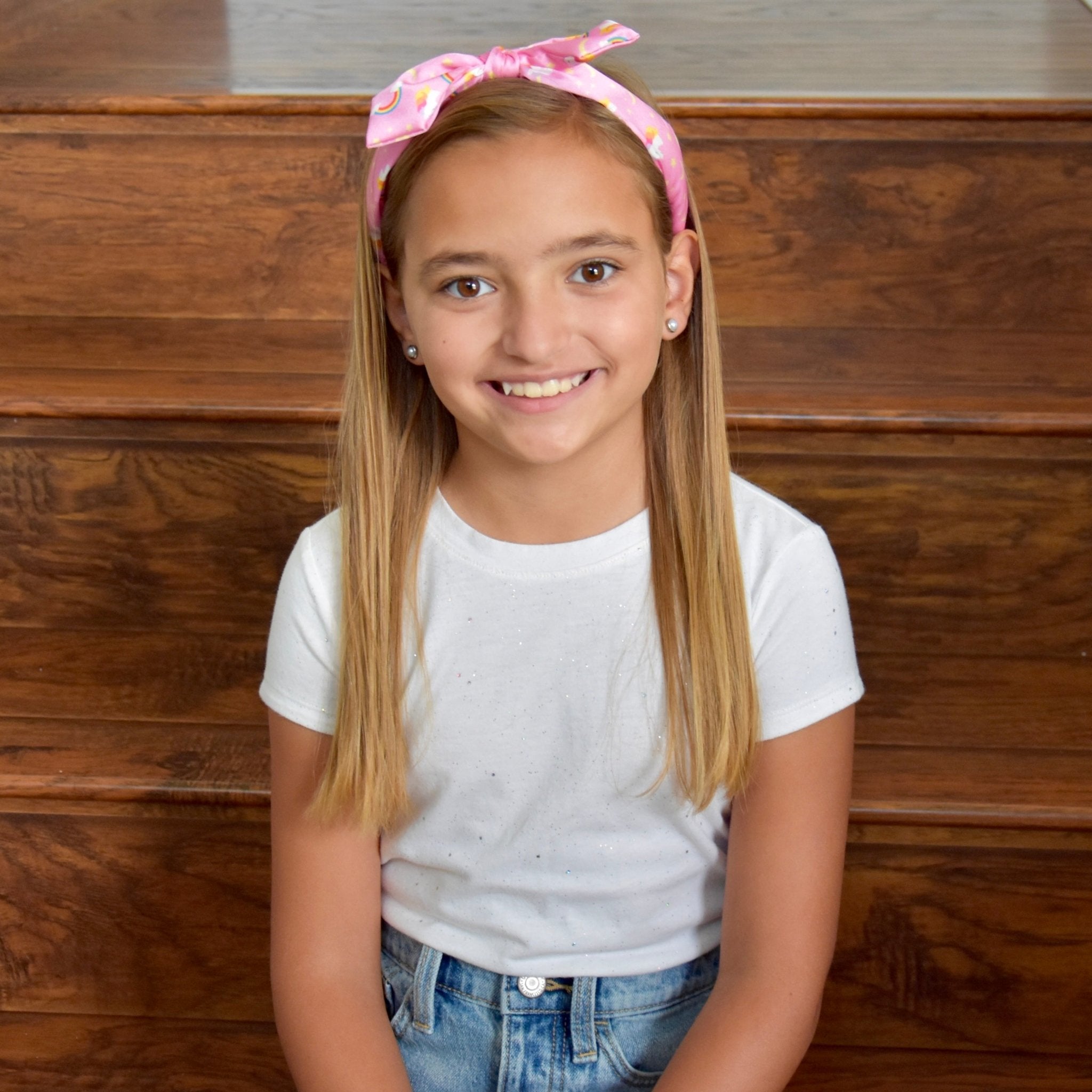 Silky Knotted Rabbit Ear Bow Headband - FROG SAC