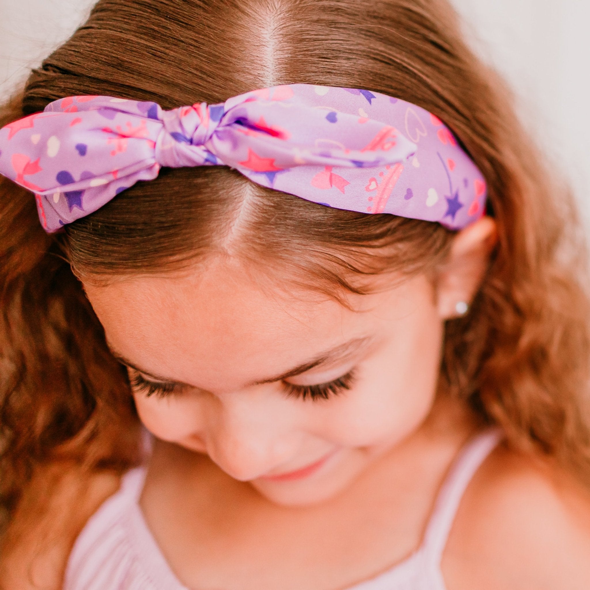 Silky Knotted Rabbit Ear Bow Headband - FROG SAC