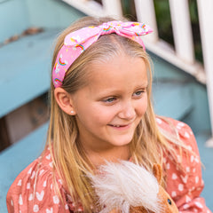 Silky Knotted Rabbit Ear Bow Headband - FROG SAC
