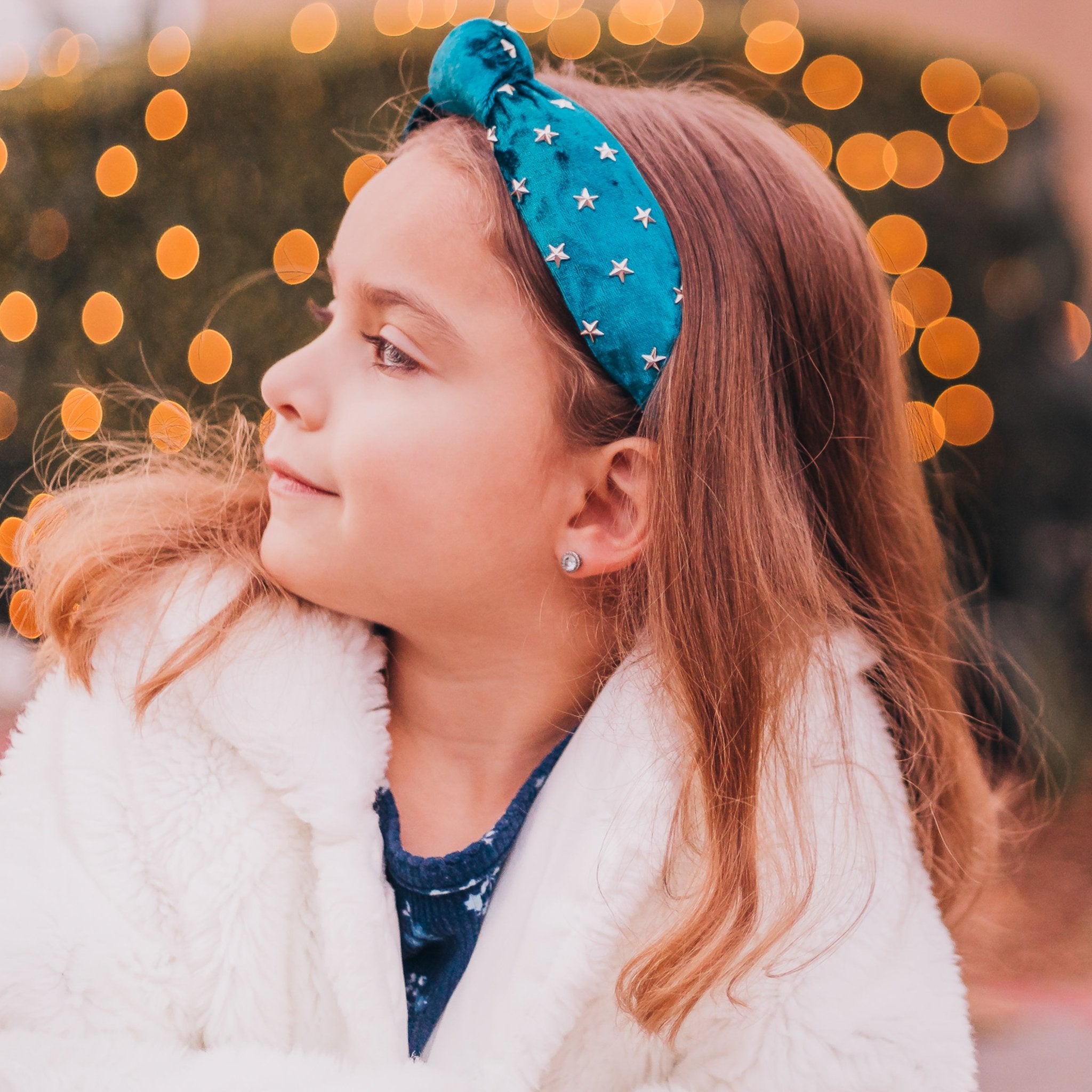 Silver Studded Star Headband - FROG SAC