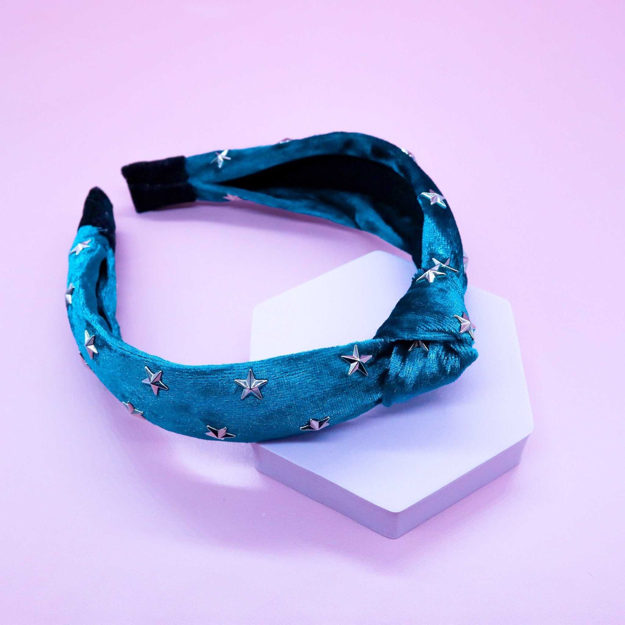 Silver Studded Star Headband - FROG SAC