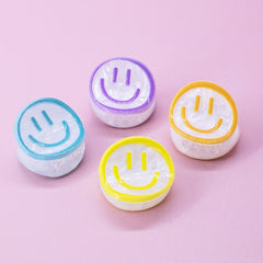 Small Emoji Smiley Face Hair Claw Clips - 4 Pack - FROG SAC