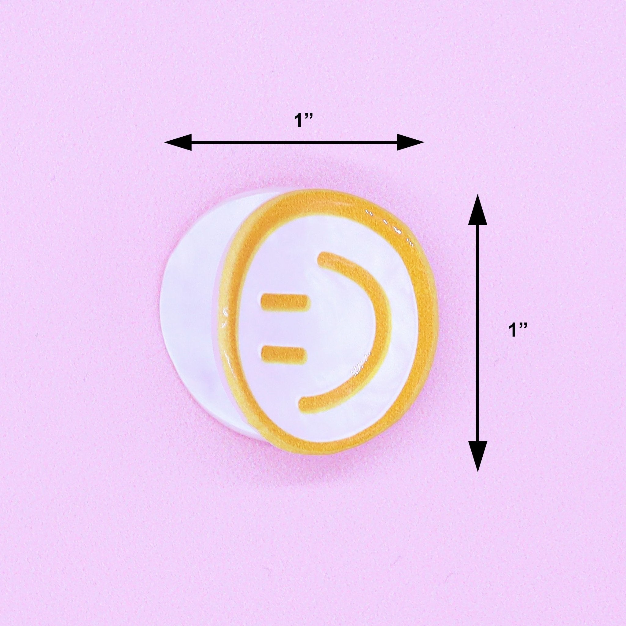 Small Emoji Smiley Face Hair Claw Clips - 4 Pack - FROG SAC