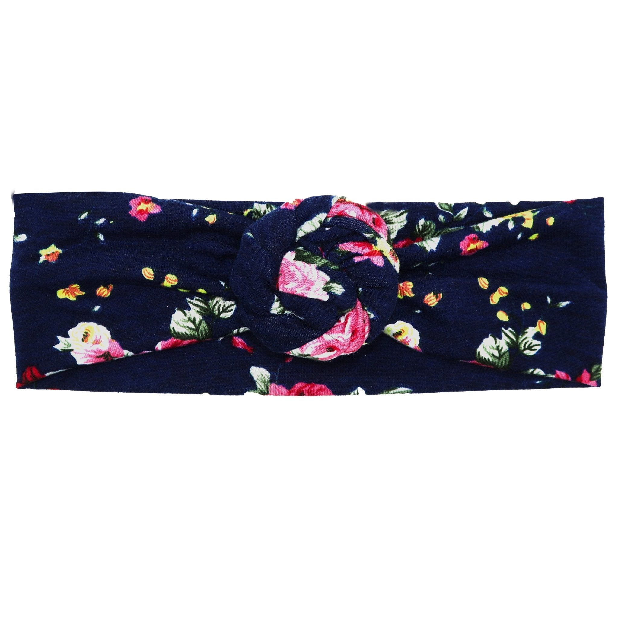 Soft Floral Rosebud Velour Headband - FROG SAC