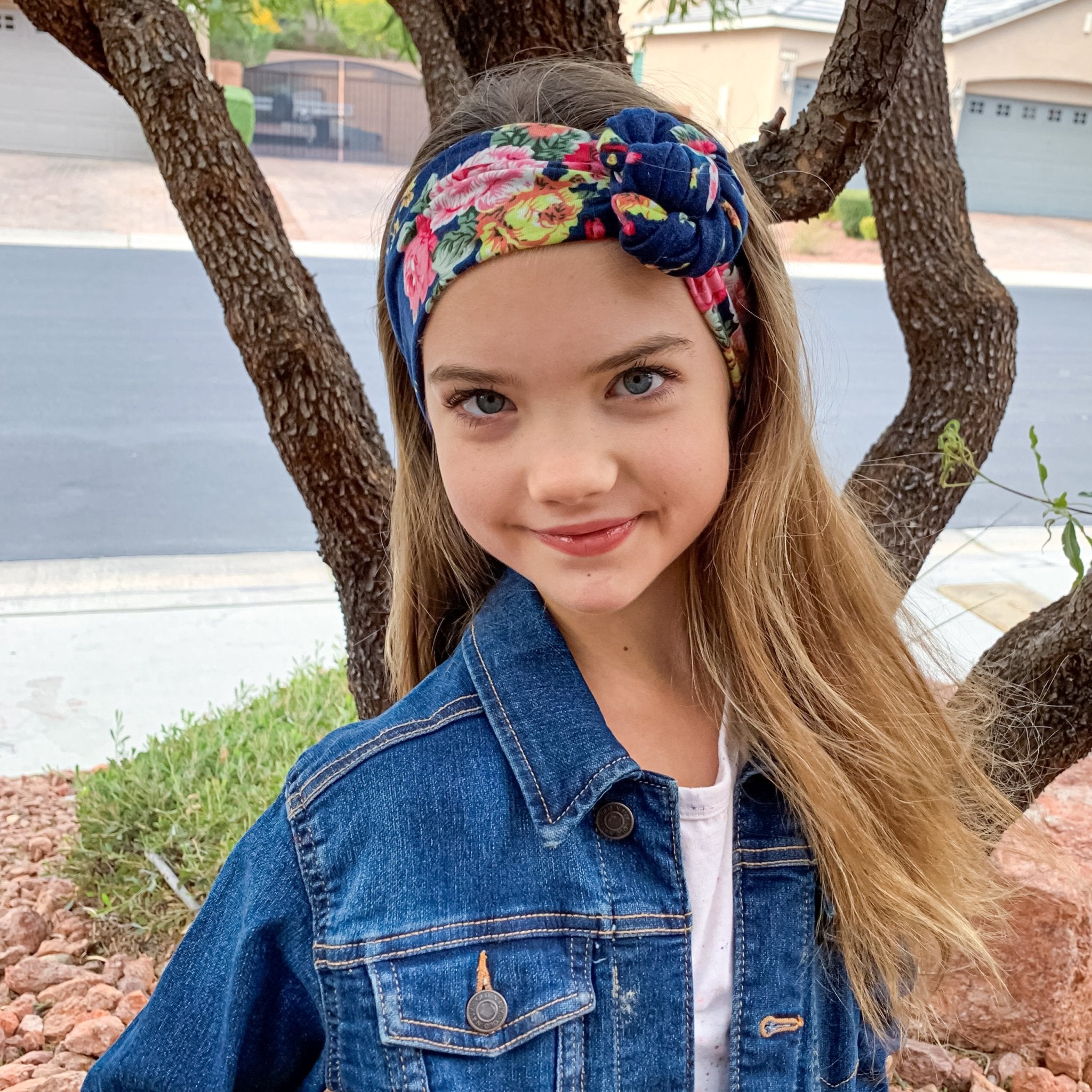 Soft Stretch Floral Headband - FROG SAC