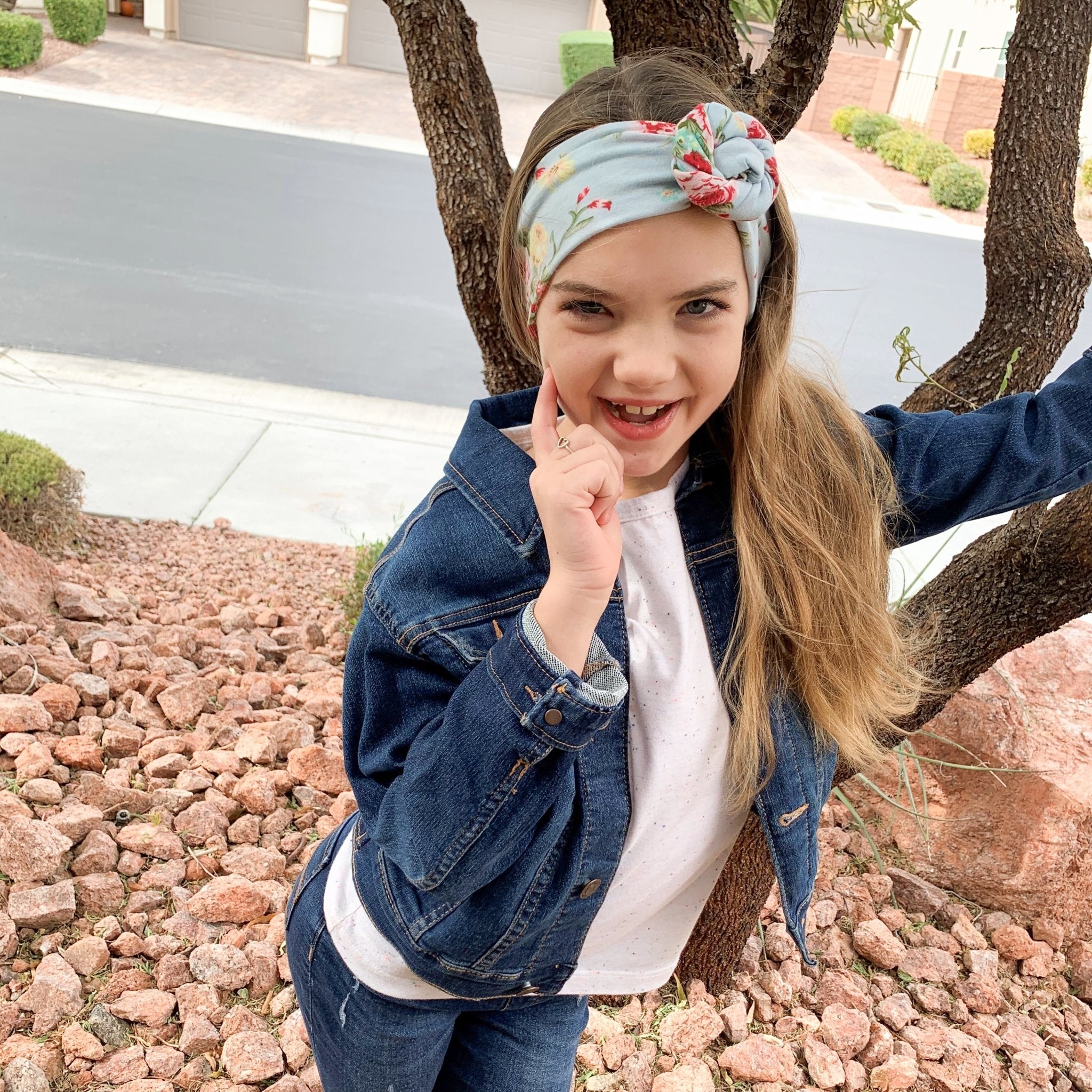 Soft Stretch Floral Headband - FROG SAC