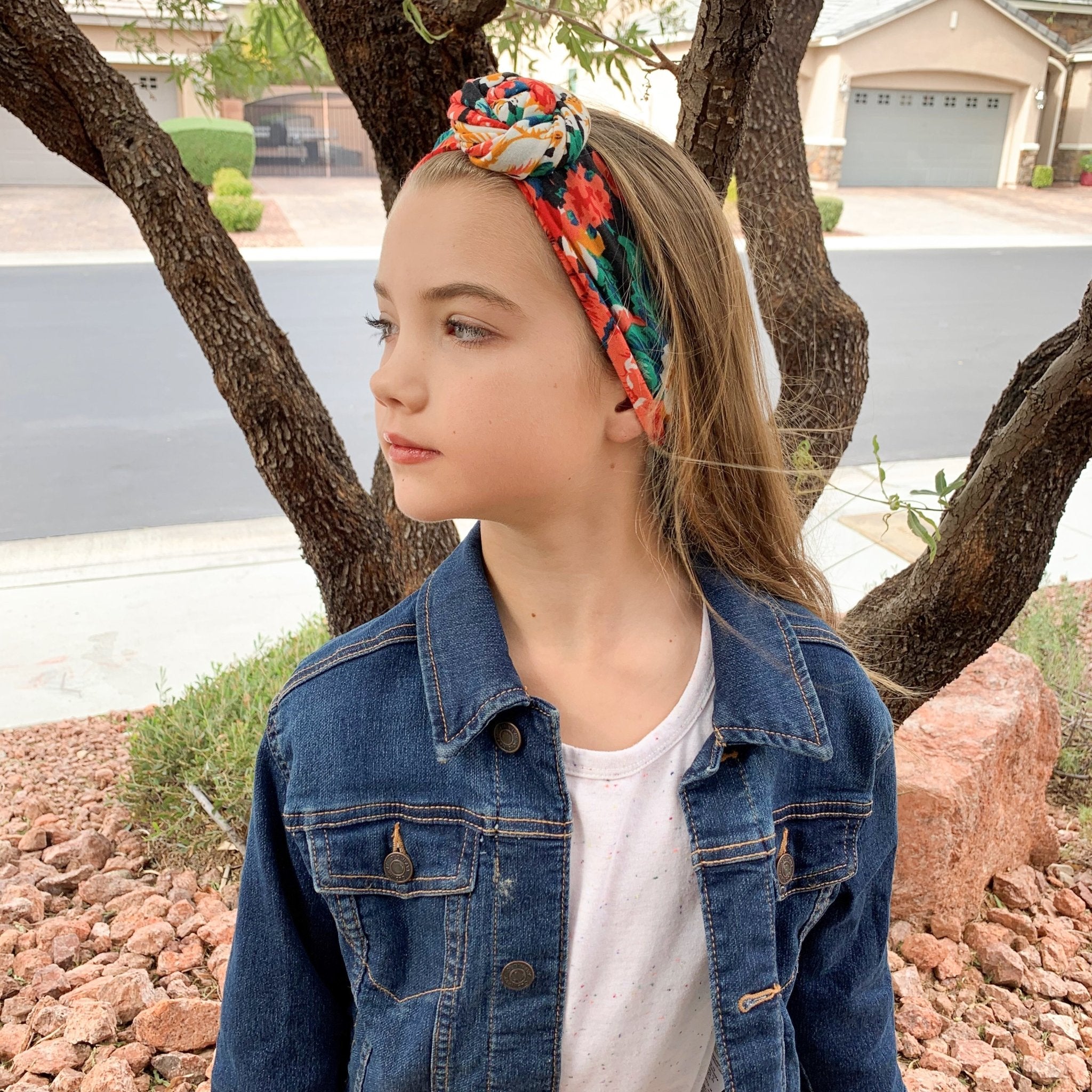 Soft Stretch Floral Headband - FROG SAC