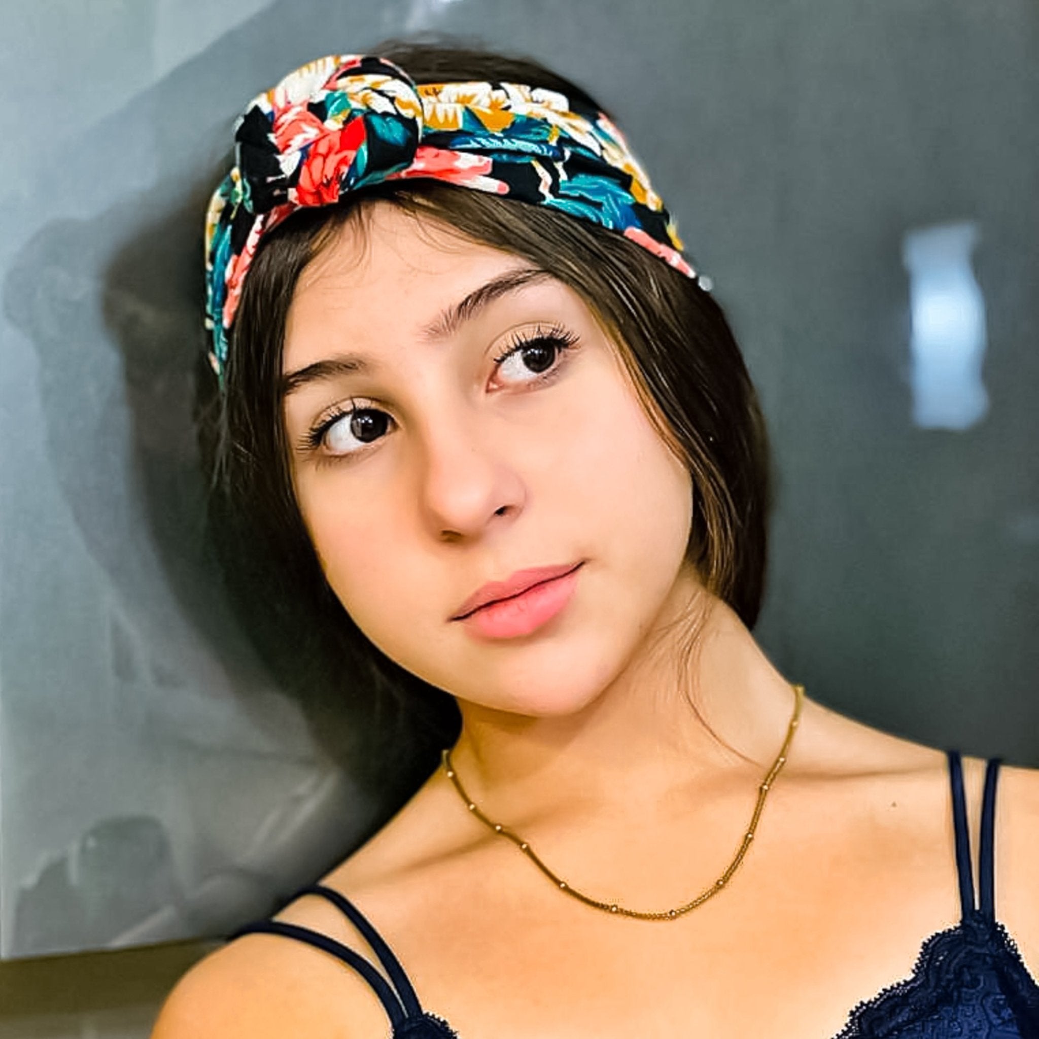 Soft Stretch Floral Headband - FROG SAC