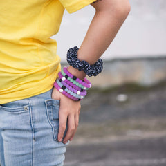 Solar Reactive Color Changing Beaded Bubble Bracelets - 6 Pack - FROG SAC