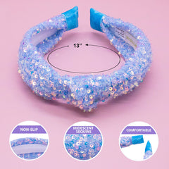 Sparkly Sequin Knot Headband - FROG SAC