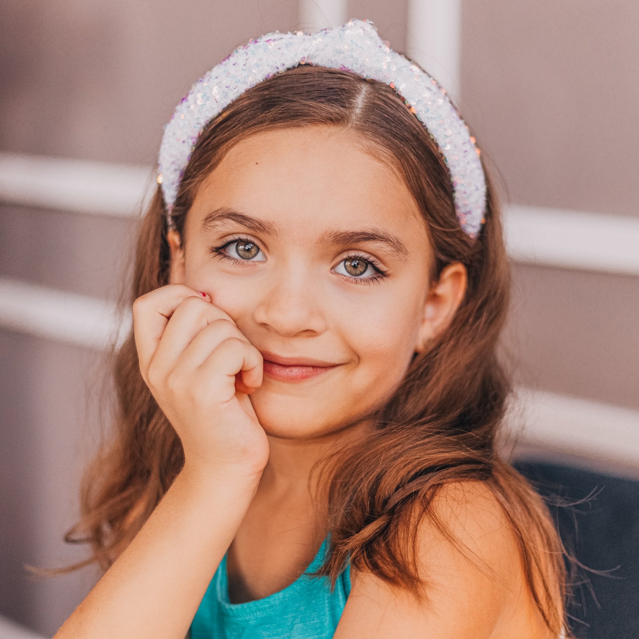 Sparkly Sequin Knot Headband - FROG SAC