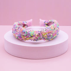 Sparkly Sequin Knot Headband - FROG SAC