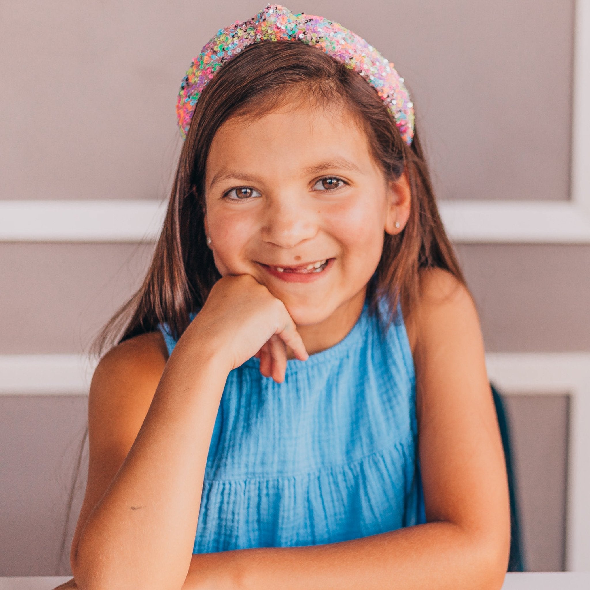 Sparkly Sequin Knot Headband - FROG SAC
