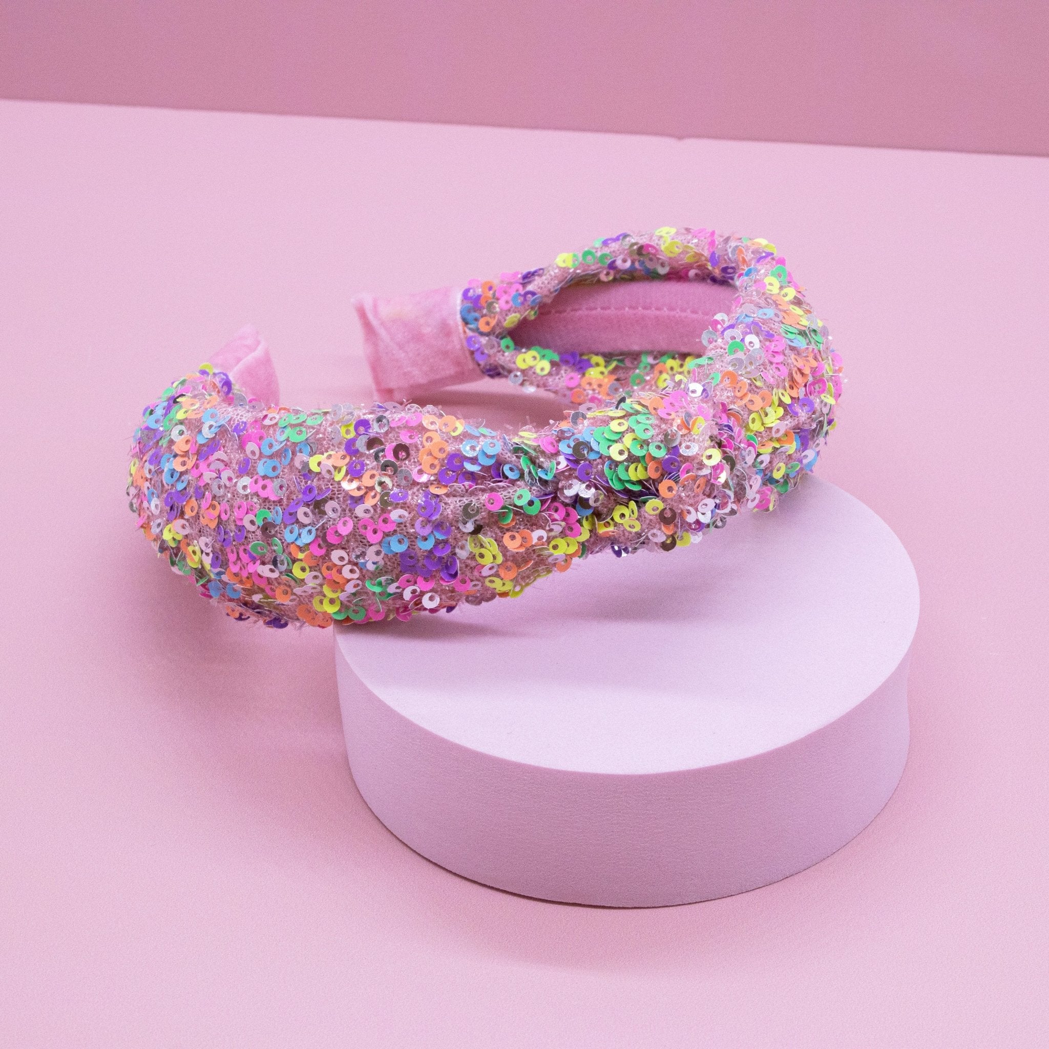 Sparkly Sequin Knot Headband - FROG SAC