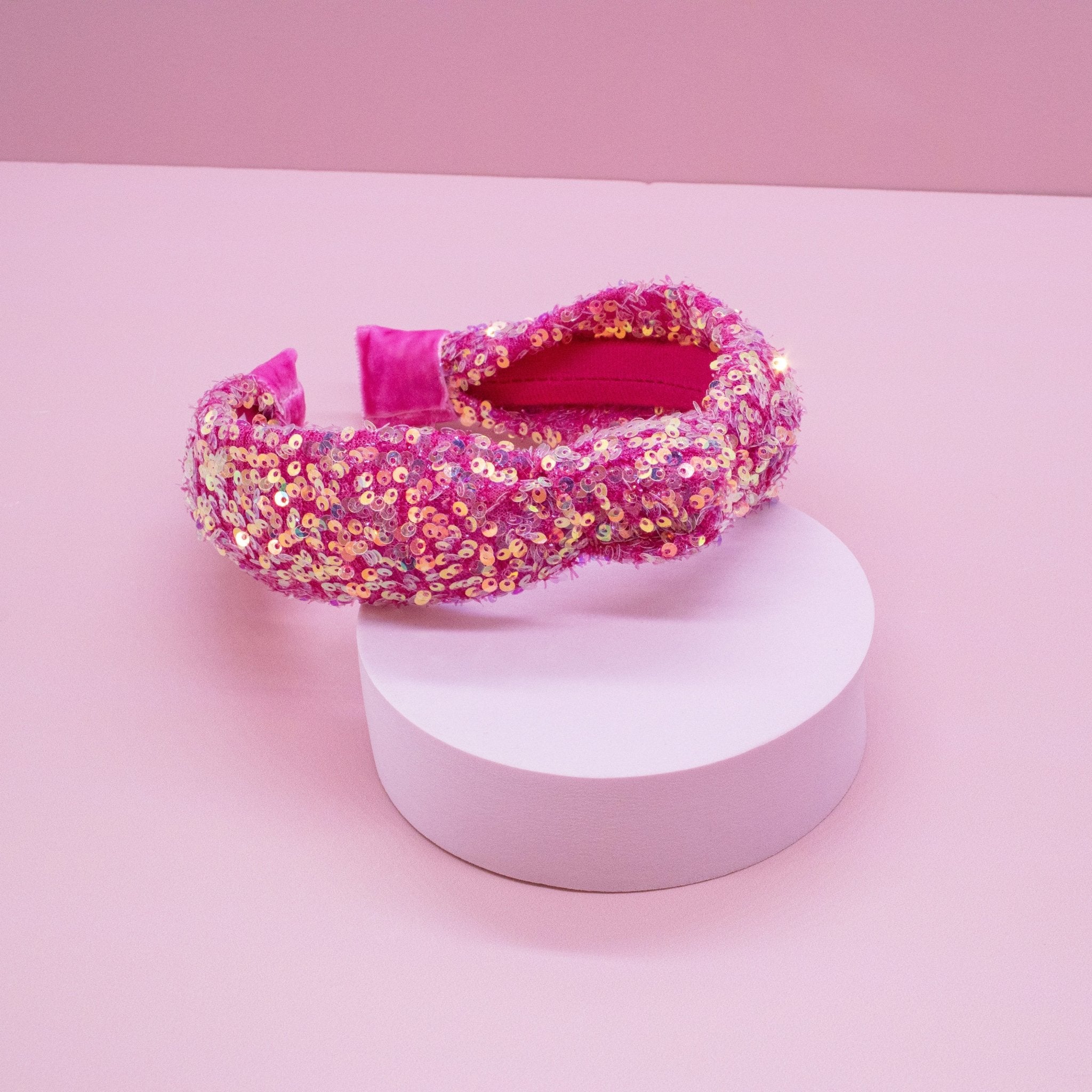 Sparkly Sequin Knot Headband For A Cause (Charity) - FROG SAC