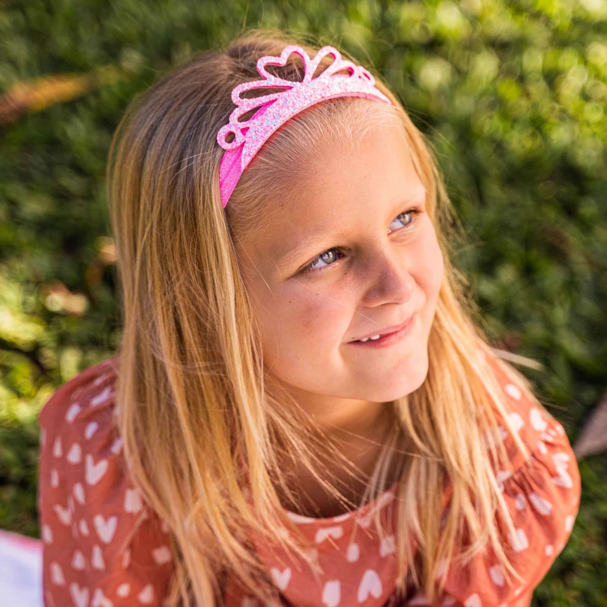 Stretch Glitter Princess Tiara Headbands - 4 Pack - FROG SAC