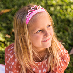 Stretch Glitter Princess Tiara Headbands - 4 Pack - FROG SAC