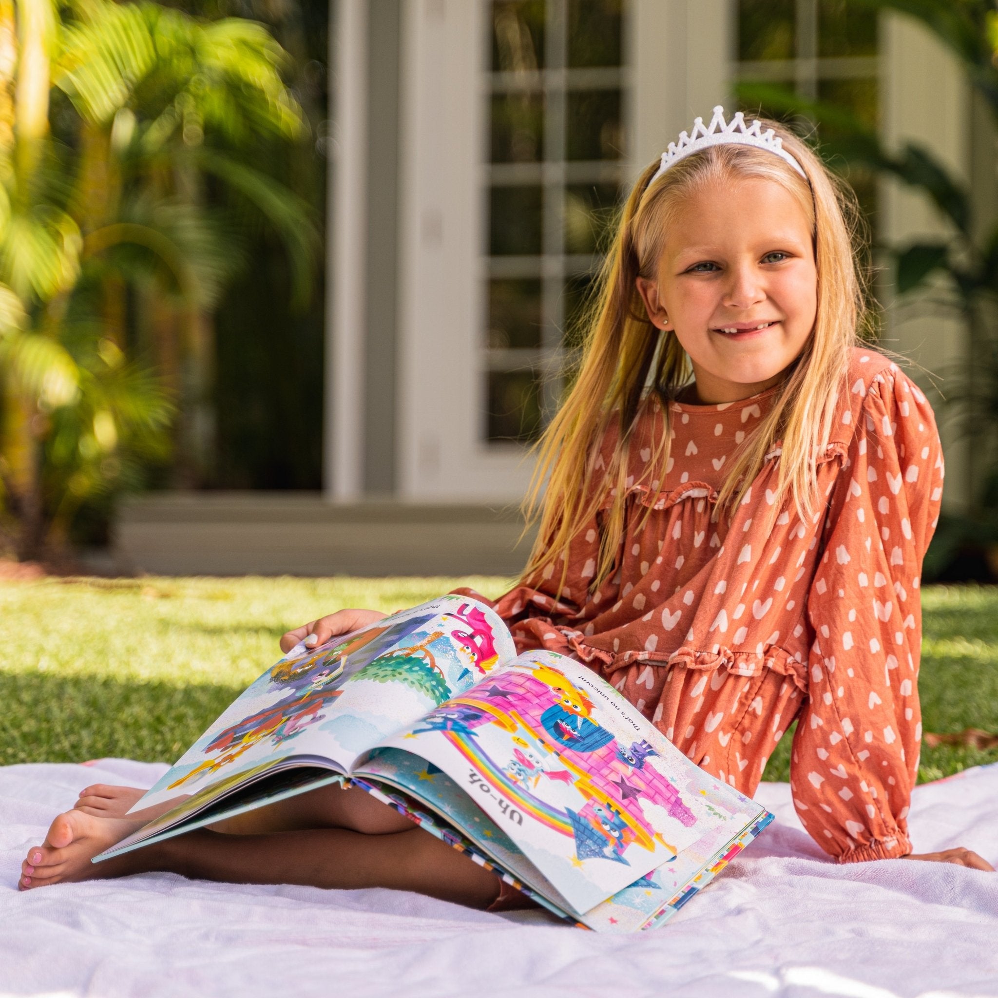 Stretch Glitter Princess Tiara Headbands - 4 Pack - FROG SAC