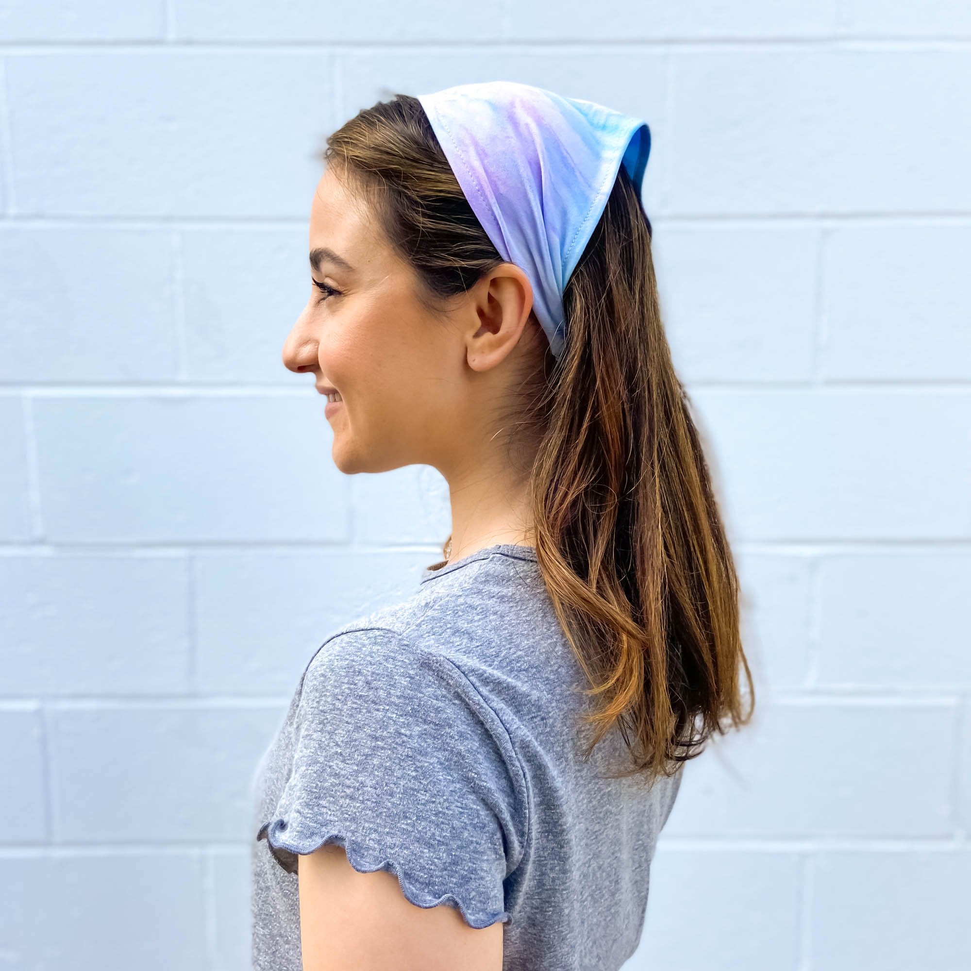 Stretch Tie Dye Bandana Scarf Headband - FROG SAC