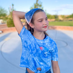 Stretch Tie Dye Bandana Scarf Headband - FROG SAC