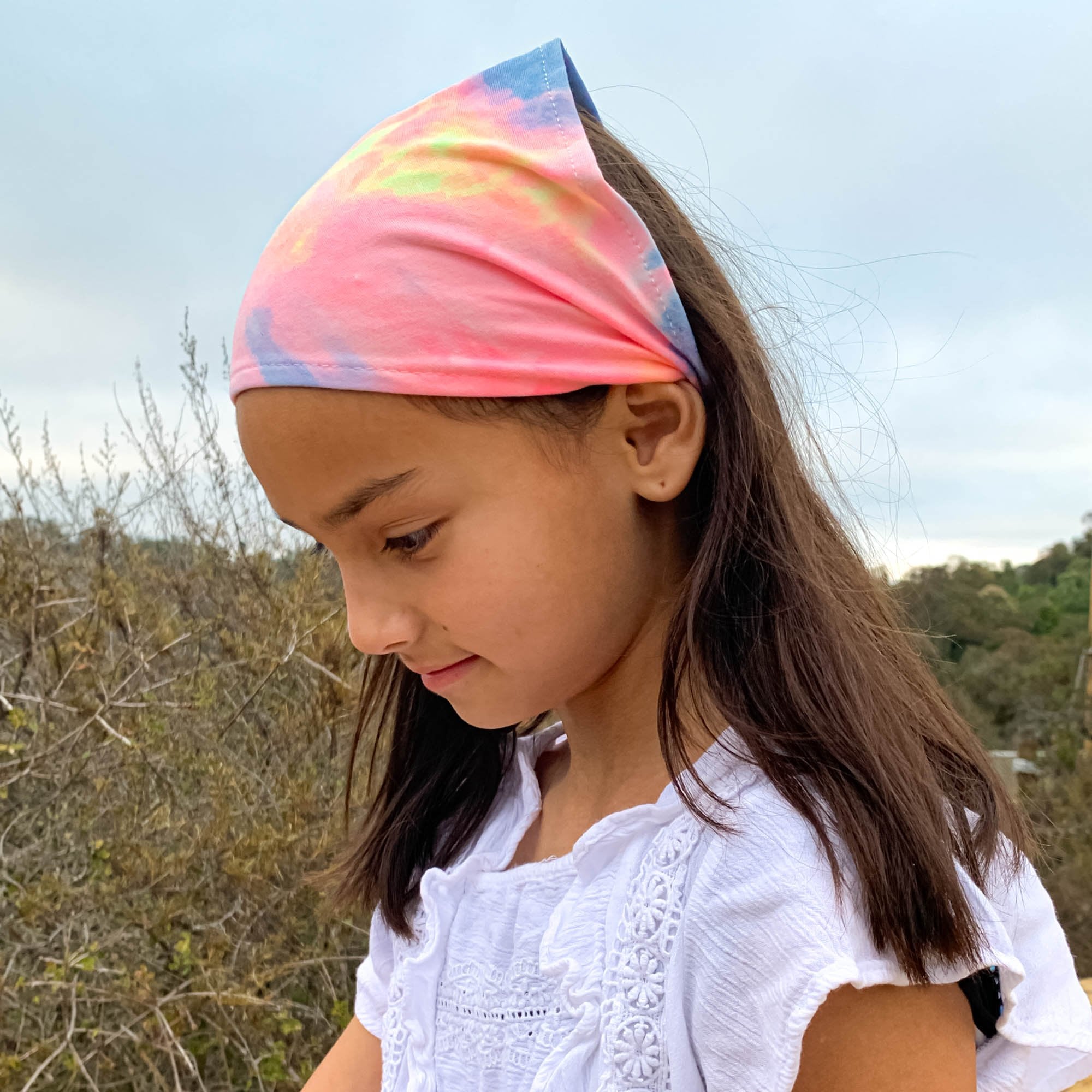 Stretch Tie Dye Bandana Scarf Headband - FROG SAC