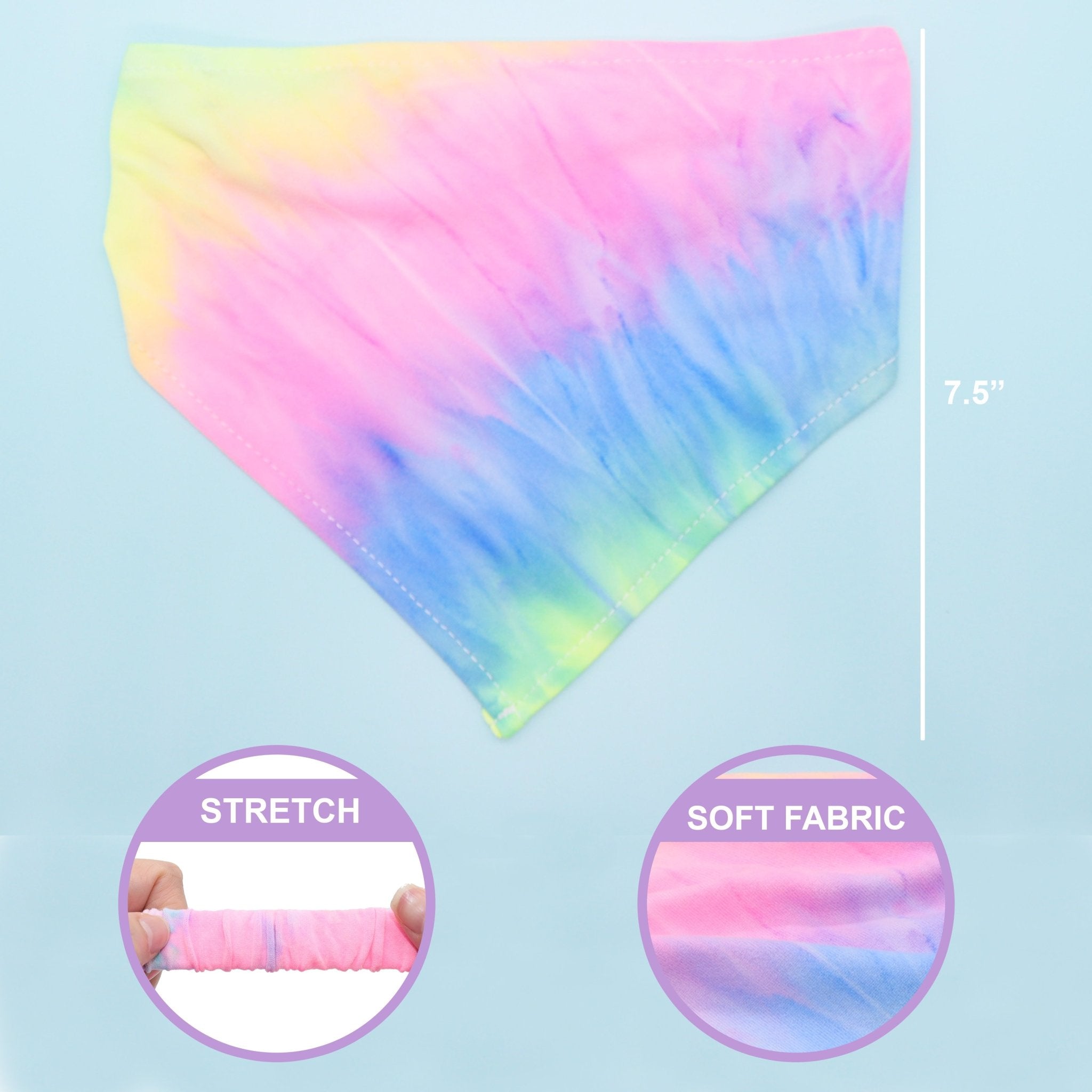 Stretch Tie Dye Bandana Scarf Headband - FROG SAC