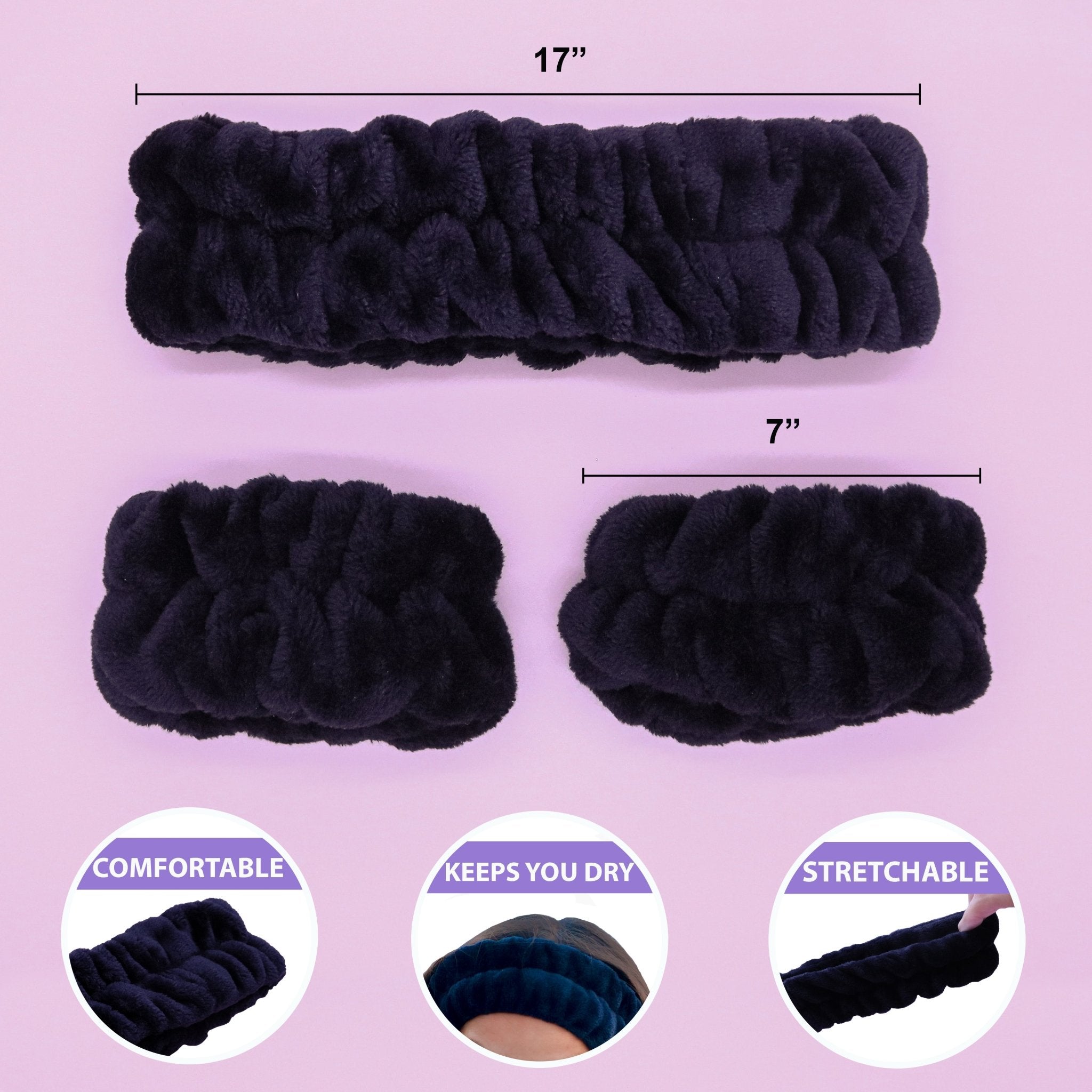 Super Soft Spa Headband & Wristbands - FROG SAC