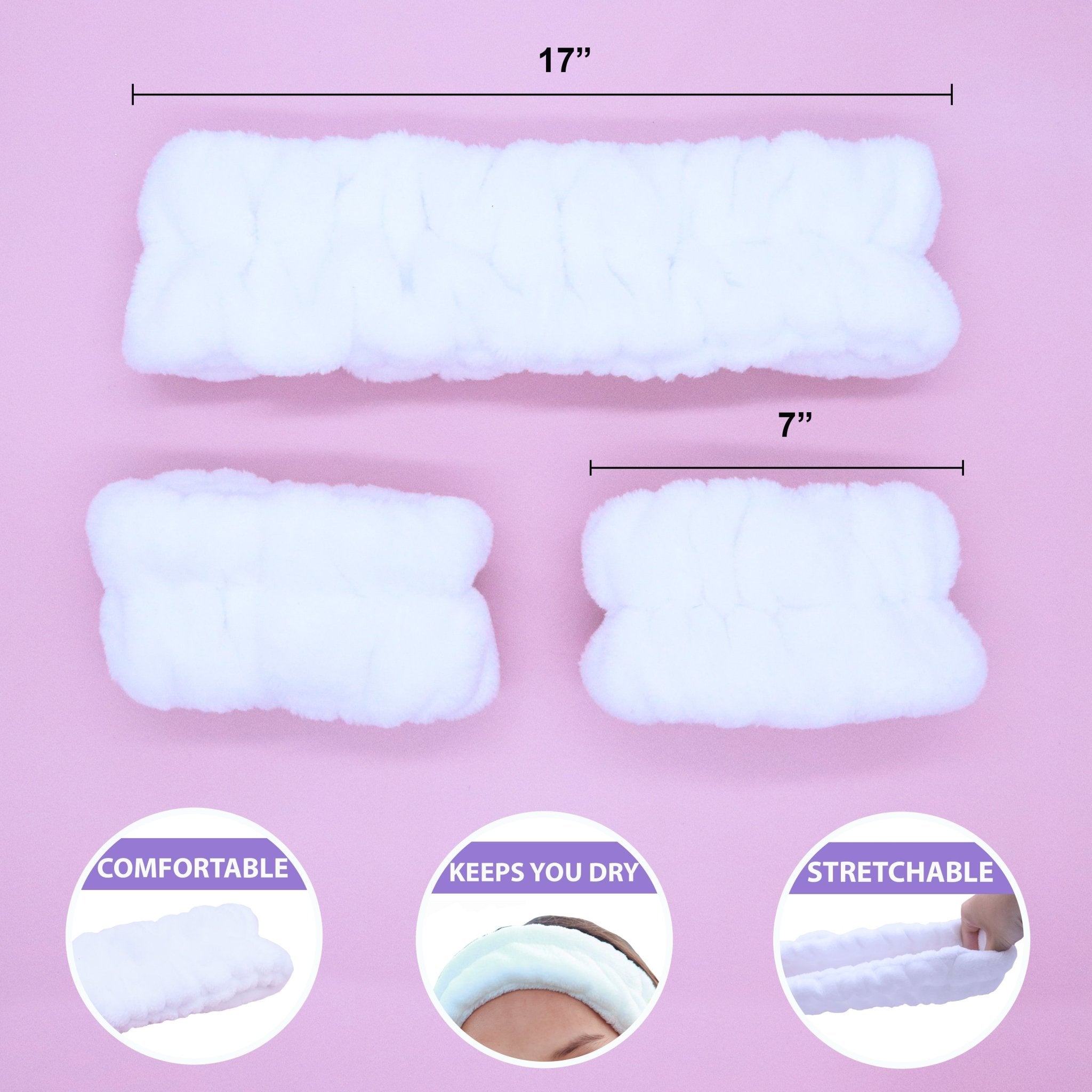 Super Soft Spa Headband & Wristbands - FROG SAC