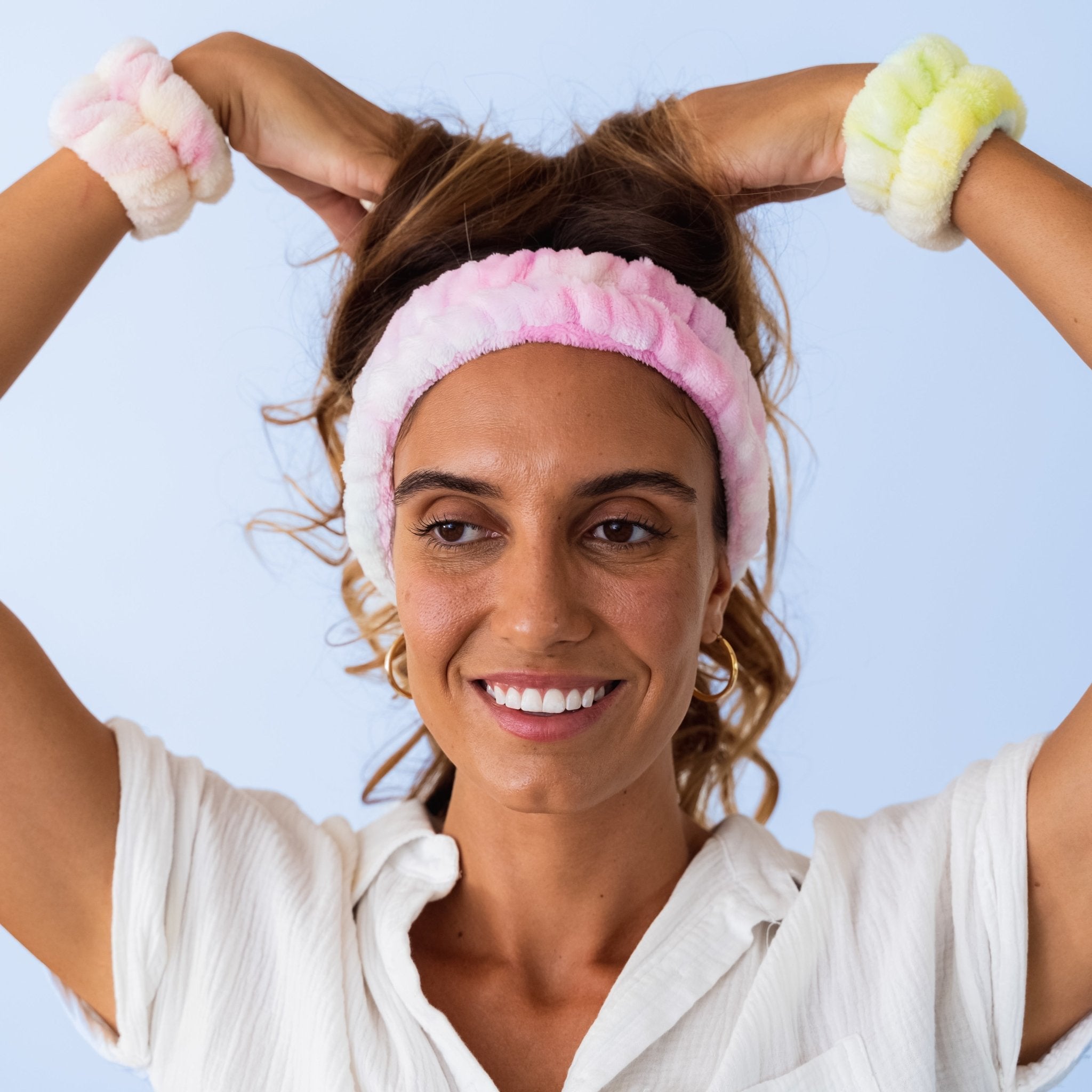 Super Soft Spa Headband & Wristbands - FROG SAC