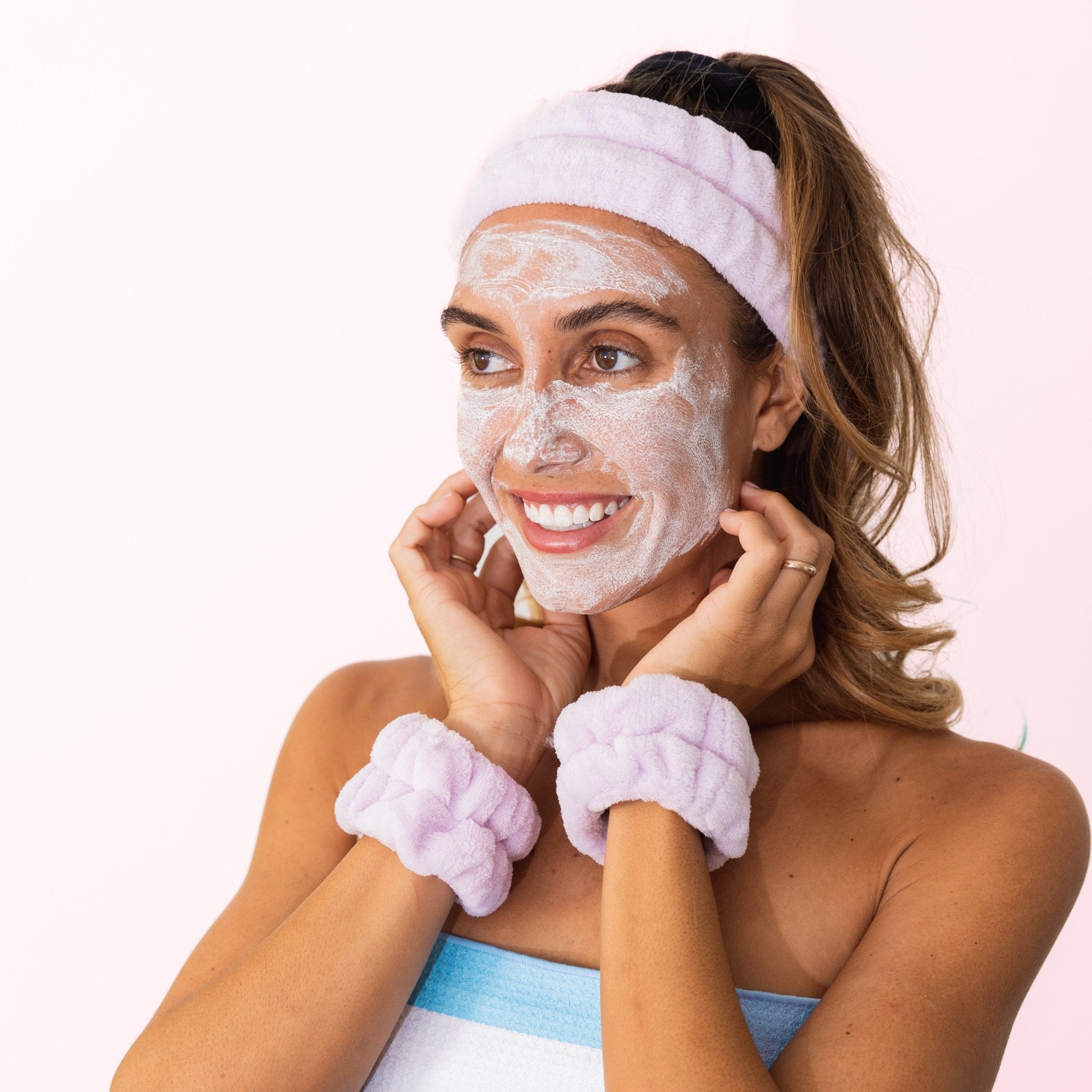 Super Soft Spa Headband & Wristbands - FROG SAC