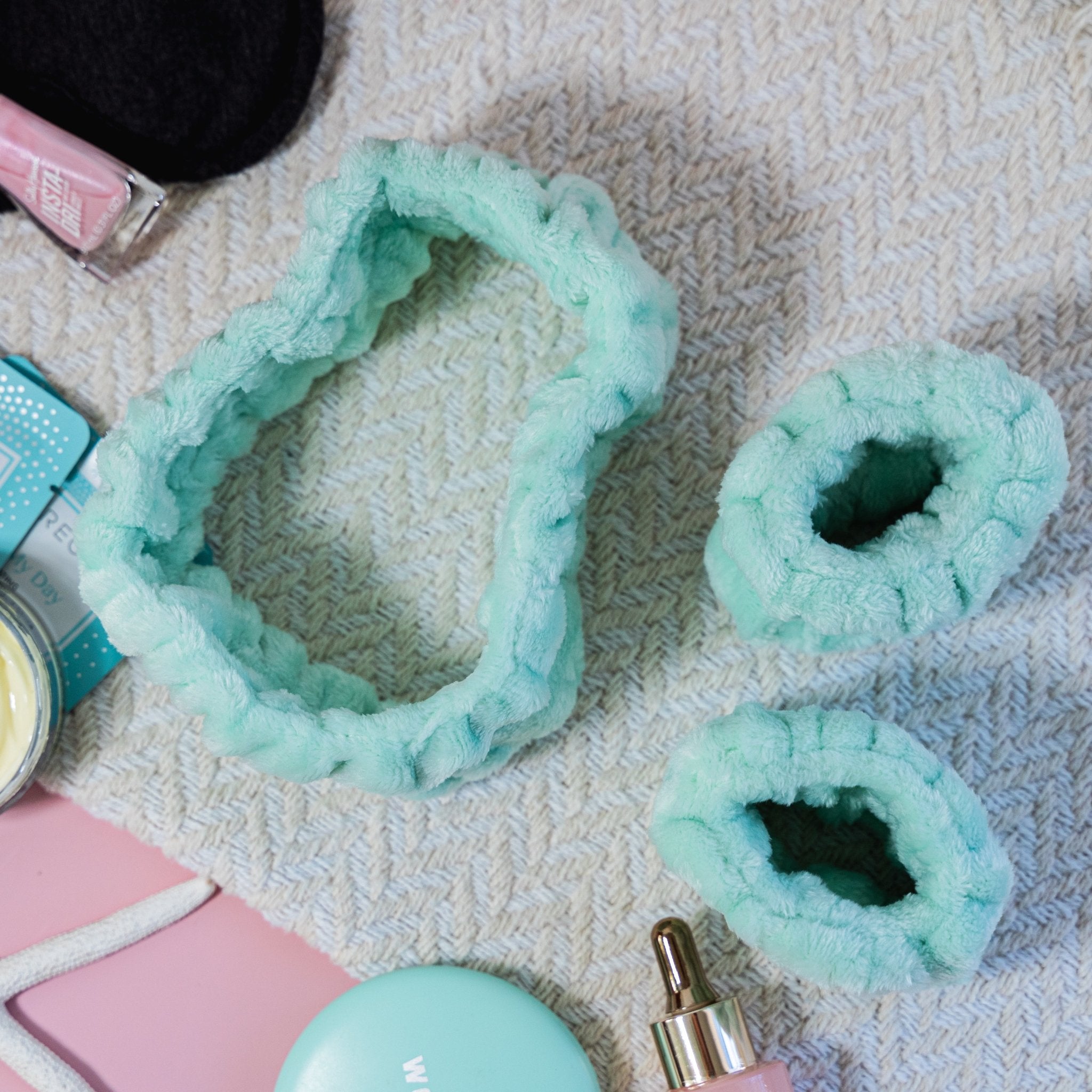 Super Soft Spa Headband & Wristbands - FROG SAC