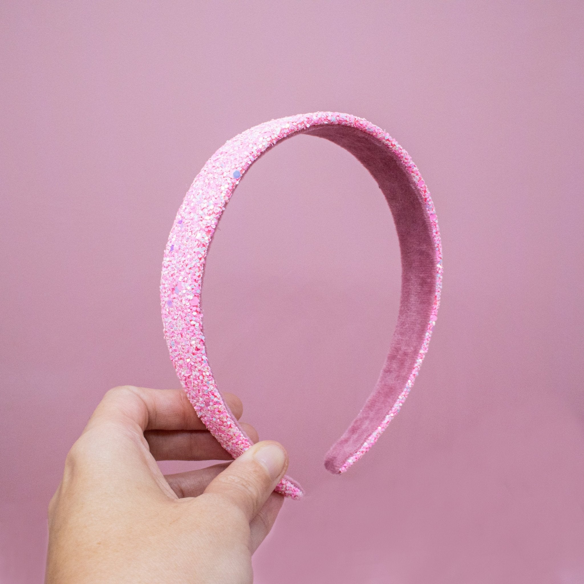 Tapered Chunky Glitter Headband - FROG SAC