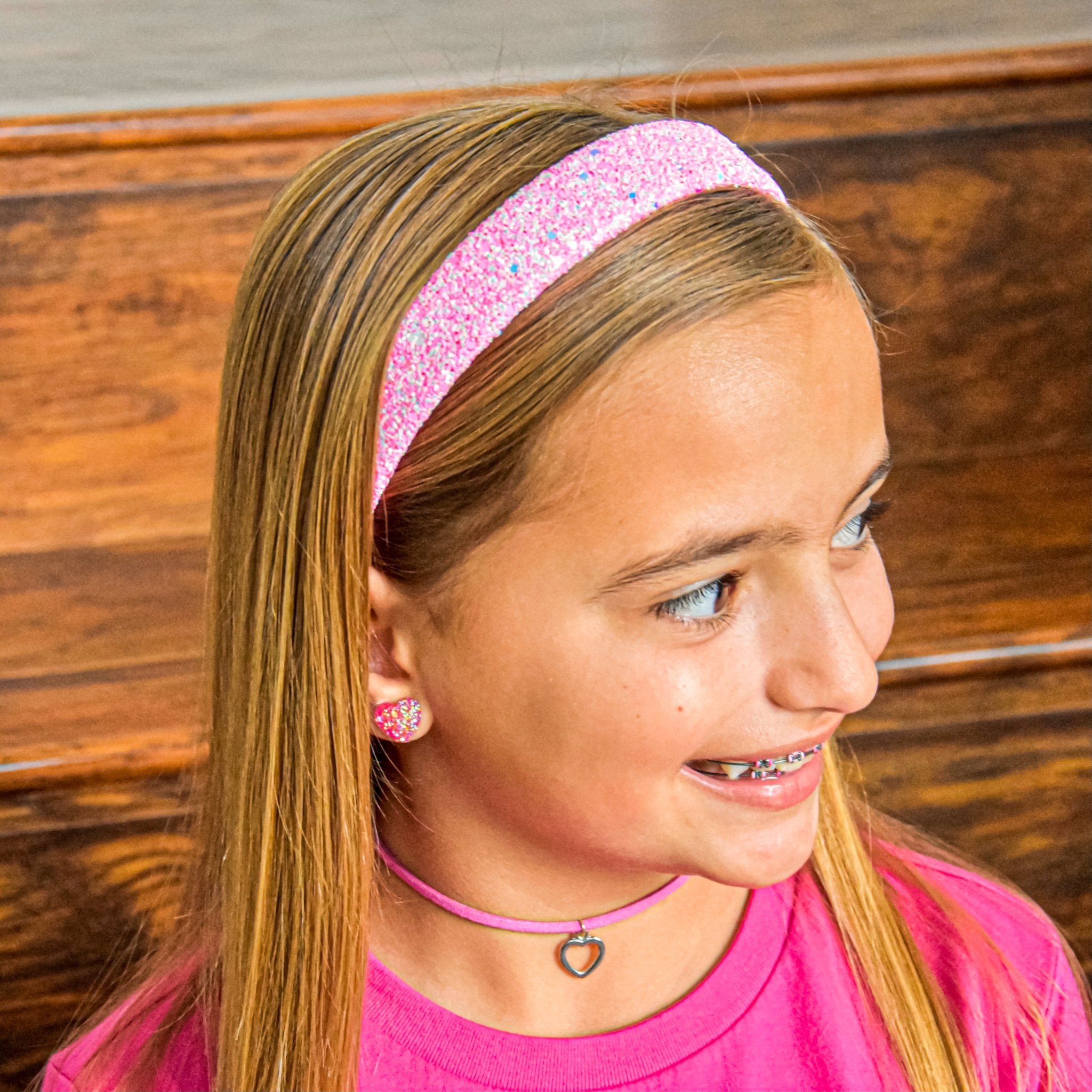 Tapered Chunky Glitter Headband - FROG SAC