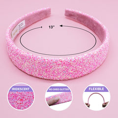 Tapered Chunky Glitter Headband - FROG SAC