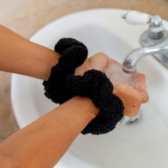 Teddy Bear Spa Headwrap and Scrunchies Set - FROG SAC