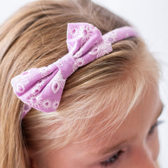 Thin Eyelet Lace Bow Headbands - 4 Pack - FROG SAC