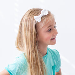 Thin Eyelet Lace Bow Headbands - 4 Pack - FROG SAC