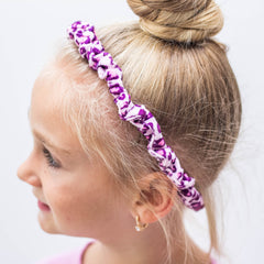 Thin Scrunchie Headbands - 4 Pack Cheetah & Cow - FROG SAC