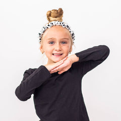 Thin Scrunchie Headbands - 4 Pack Cheetah & Cow - FROG SAC