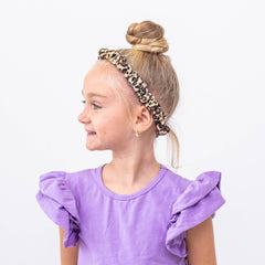 Thin Scrunchie Headbands - 4 Pack Cheetah & Cow - FROG SAC