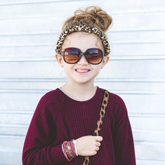 Thin Scrunchie Headbands - 4 Pack Cheetah & Cow - FROG SAC