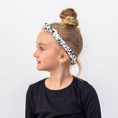 Thin Scrunchie Headbands - 4 Pack Cheetah & Cow - FROG SAC