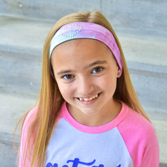 Tie Dye Rhinestone Headbands - 2 Pack - FROG SAC