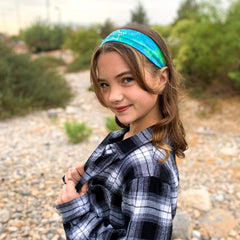 Tie Dye Rhinestone Headbands - 2 Pack - FROG SAC