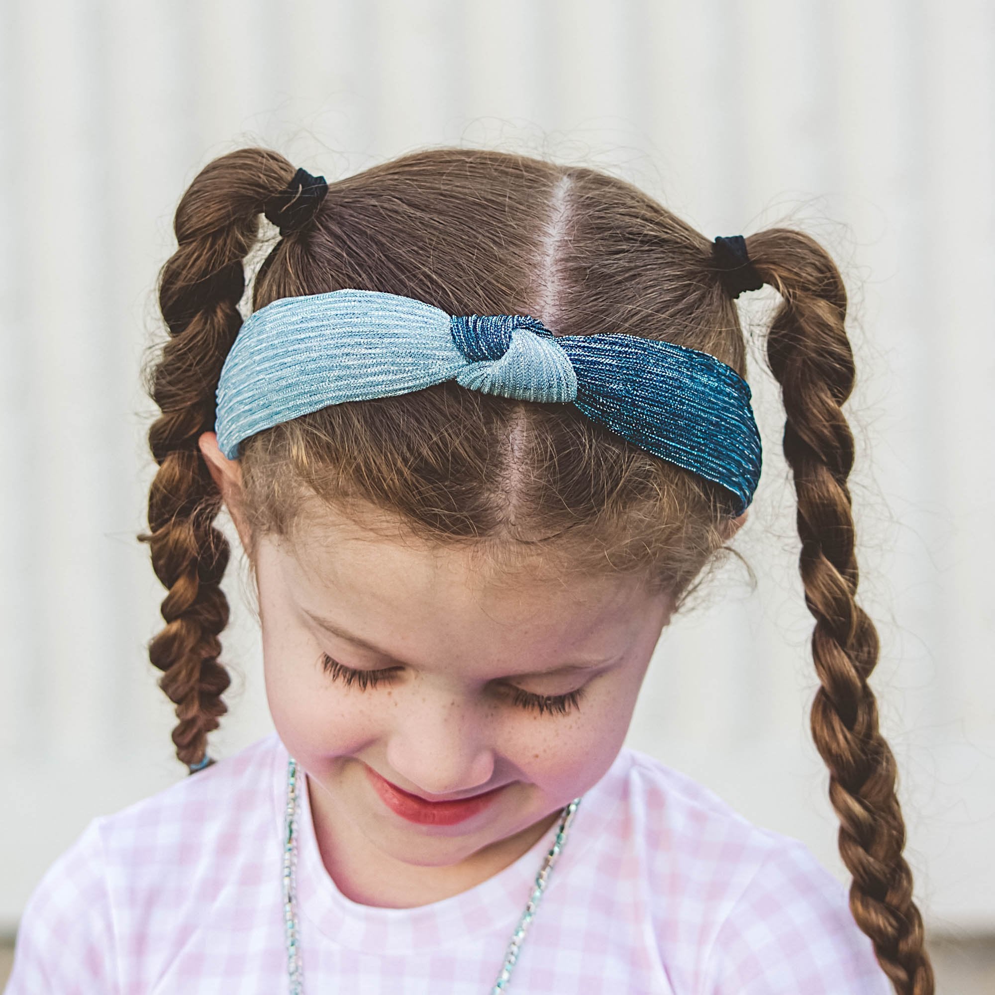 Two Tone Pleated Knot Headbands - 3 Pack - FROG SAC