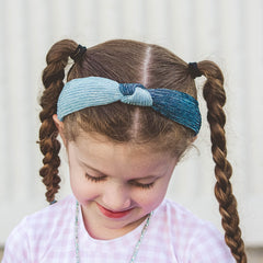 Two Tone Pleated Knot Headbands - 3 Pack - FROG SAC